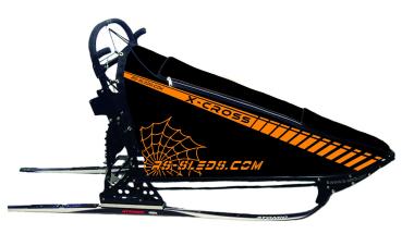 Preview: Sled/Schlitten MD - Spyder X-Cross inkl. Kufen (Mitteldistanz)